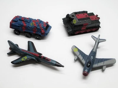 Micro Machines Военные GI Joe Танки Транспортные Танки МиГ-15 Реактивные Самолеты Cobra Лот - Изображение 1 из 4