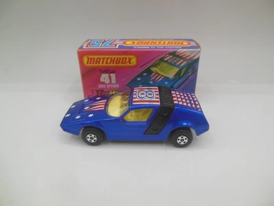 Matchbox Superfast MB - 41 b Streakers Siva Spyder metálico azul oscuro RN 8 Foto 1 de 4