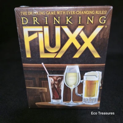  FLUXX Drinking Fluxx Card Game Sealed Brand New Spill-Proof Fully Baked Ideas - Image 1 of 4