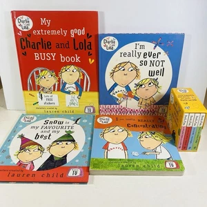 8 Lot Charlie and Lola Childrens Hardcover and Board Books Lauren Child - Picture 1 of 15