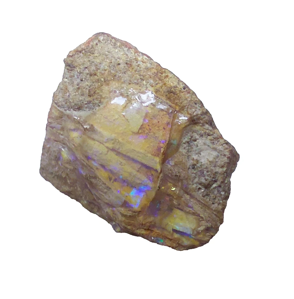 Edelopal in schönen Färbungen historisch von Süd - Amerika   (Brasilien) - Bild 1 von 4