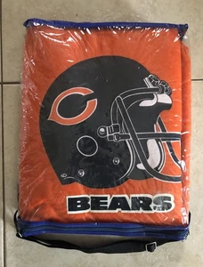 Vintage Chicago Bears 50x60 Fleece Stadium Blanket NFL - Picture 1 of 2