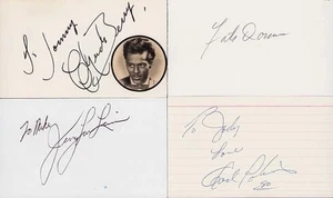 SIGNIERT Carl Perkins Chuck Berry Jerry Lee Lewis Fats Domino Rock'n'Roll mit Echtheitszertifikat - Bild 1 von 4
