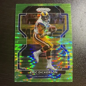2021 Panini Prizm Green Pulsar Eric Dickerson Los Angeles Rams #72 - Picture 1 of 2