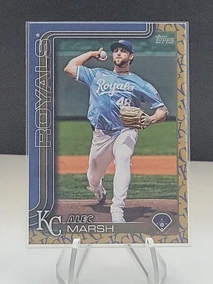 2025 Topps Series 2 - Alec Marsh #607 Team Color Border Kansas City Royals - Image 1 of 2