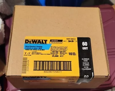 DEWALT Flap Wheel 1" by 1" by 1/4" HP 60g DAFE1B0610, Box of 10 - Image 1 of 3