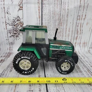 Vintage nylint farms green pressed steel and plastic tractor - Picture 1 of 13