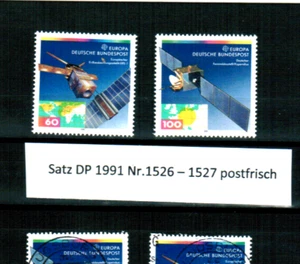 Satz Briefmarken BP 1991 Nr. 1526 / 1527 postfrisch Europäische Ramfahrt - Bild 1 von 1