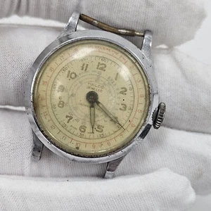 Vintage Helco Mens Wrist Watch Swiss Mechanical Wind Up Rare Parts/Repair - Picture 1 of 9