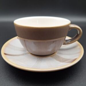 Denby - Truffle - Espresso Cup & Saucer - Stoneware England 