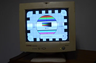 Monitor Compaq MV500 15" CRT VGA de colección para juegos - ¡Probado funciona! Foto 1 de 3