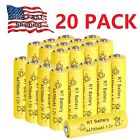 20 Pack Ni-MH AA Rechargeable Battery 1.2v 700mAh for Solar Lights Replacement