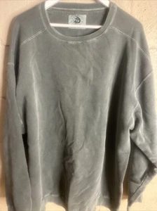 VTG Authentic Pigment Brand Sweatshirt Men's 2XL Green Pullover Boxy Retro - Picture 1 of 4