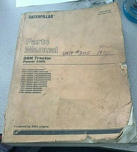 Caterpillar Parts Manual D8N Tractor SEBP1626-04 1993 - Picture 1 of 6