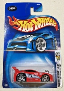 2003 Hot Wheels First Editions Mitsubishi Eclipse Red PR5 #54 VHTF - Picture 1 of 2