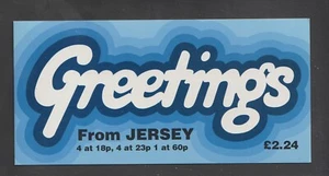 Jersey Greetings Stamps complete Booklet Scott 702a MNH F-VF - Picture 1 of 2