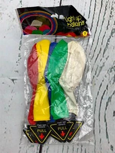 LED Balloons Flashing 5 Pack Colors Light Up Balloon Lasts 12 24 Hours - Picture 1 of 2
