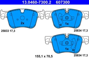 Series Pads Brakes 607300 13.0460-7300 Set Pills Brakes - Imagen 1 de 2