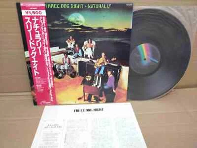 THREE DOG NIGHT / NATURALLY VIM-5002 JAPAN LP w/OBI 02772 - Image 1 of 4