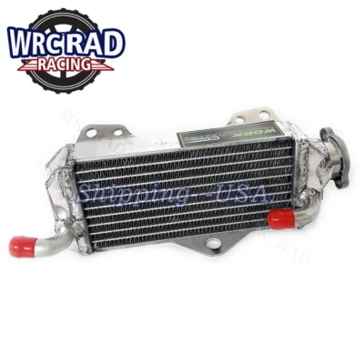 Aluminum Polished Radiator For KAWASAKI KX65 KX 65 2000-2013 2001 2002 2003 2015 - Image 1 of 4