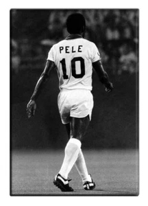 Pelé Pelé Jugador de Fútbol Brasil Imán Nevera Imanes Foto Pelé - Imagen 1 de 4
