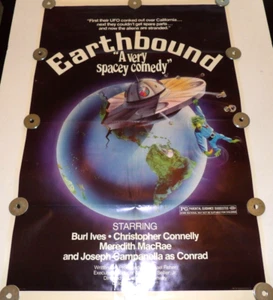 Earthbound original 27x41 movie poster one sheet comedy space sci-fi Burl Ives - Picture 1 of 4