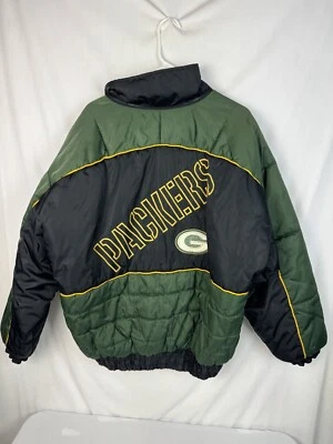 Vtg 90s Pro Player Green Bay Packers Jacket NFL Football Coat Men’s Large - Image 1 of 4