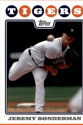 Jeremy Bonderman 2008 Detroit TigersTicket Stub April 15 - Sec123 R26 S1 Cover
