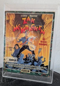 Versión alemana Zak McKracken Lucas Film 1988 Commodore Amiga Spiel MC Kracken - Imagen 1 de 20