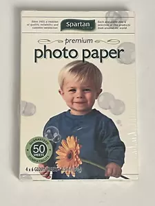 Premium Photo Paper Glossy 50 Sheets Sealed New 4x6 in - Picture 1 of 5