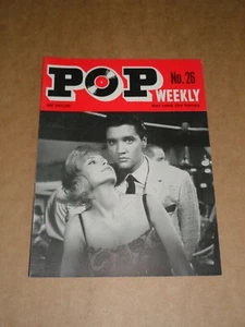 Pop Weekly 1st Series No.26 1963 Elvis Presley cover (Billie Davis/Shane Fenton) - Bild 1 von 1