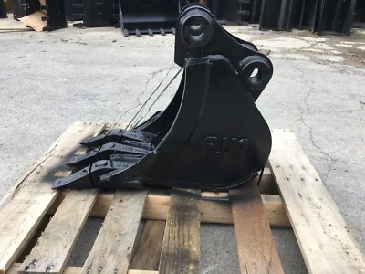 Nuevo cubo de excavadora de 12" para Takeuchi TB230 con pasadores de acoplamiento Foto 1 de 4