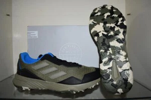 Zapatos para correr Adidas Tracefinder para hombre Q47238 verdes/azules nuevos en caja - Imagen 1 de 2