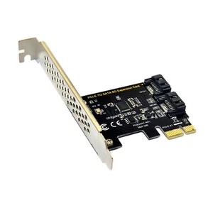 PCI-E Carte Adaptateur PCI Express à SATA3.0 7Pin 6G Adaptateur D'extension - Photo 1/6