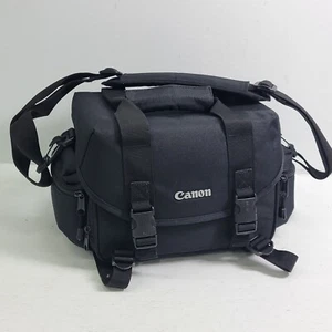 Canon Deluxe Padded Large Camera Gadget Shoulder Bag Case DSLR EOS Lense E6 EUC - Picture 1 of 13