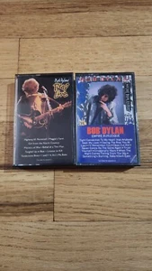 Bob Dylan Real Live & Empire Burlesque CASSETTE Tapes LOT Columbia FREE SHIP - Picture 1 of 7