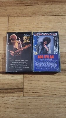 Bob Dylan Real Live & Empire Burlesque  CASSETTE Tapes LOT Columbia FREE SHIP - Image 1 of 4