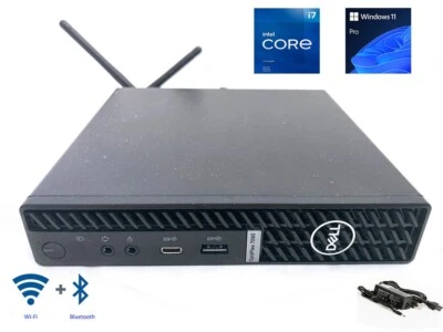 Dell OptiPlex 7090 Micro i7-11700T & up to 64GB RAM & 2TB SSD & Win 11 & WiFi+BT - Image 1 of 4