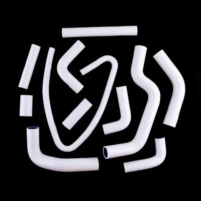 FIT 2001-2002 DUCATI MONSTER S4 2003-2008 S4R SILICONE RADIATOR HOSES WHITE NEW - Image 1 of 4