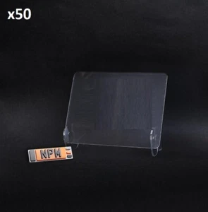 50 Spielzeug Mitfahrauto Micro Nummernschild Nass Acryl Kunststoff Material 6x4" - Bild 1 von 6