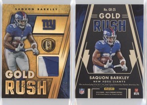 2019 Panini Gold Standard Gold Rush Prime /49 Saquon Barkley #GR-25