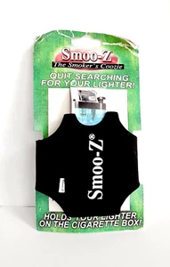 Cigarette Case Smoo-Z Smoker's Coozie w/Lighter Holder - Black - Picture 1 of 4