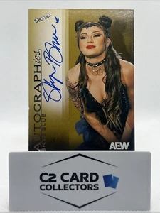 2025 Skybox Metal Universe AEW Skye Blue #SA-SB AUTOGRAPHics Auto - Bild 1 von 2