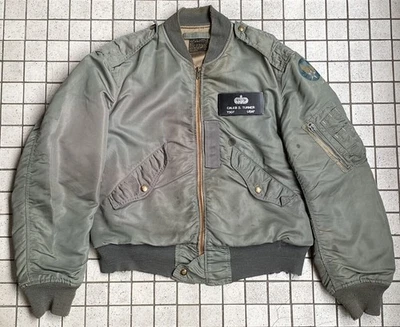 Vintage 1940s WW2 USAF AAF L-2B Flight Jacket 1st Model Outer Very Rare - Image 1 of 4