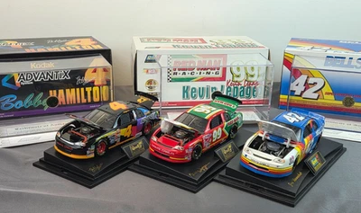 3 Revell 1:24 HAMILTON KODAK LEPAGE RED MAN NEMECHECK BELLSOUTH Monte Carlo - Image 1 of 4