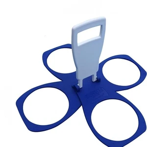 Foldable Cup Carrier/Caddy Takeout Coffee Soft Drink Pint Beer Beverage Holder - Picture 1 of 16
