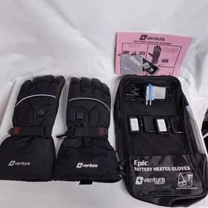Ventue Heat Epic Battery Heated Gloves XL Motorcycle Winter Touchscreen - Picture 1 of 14