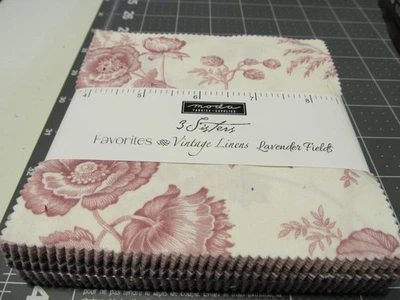 LOT OF 2 3 SISTERS FAVORITES VINTAGE LINENS LAVENDER FIELDS - Image 1 of 3