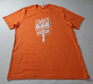 T-shirt Whataburger XL manica corta arancione cotone - Foto 1 di 4