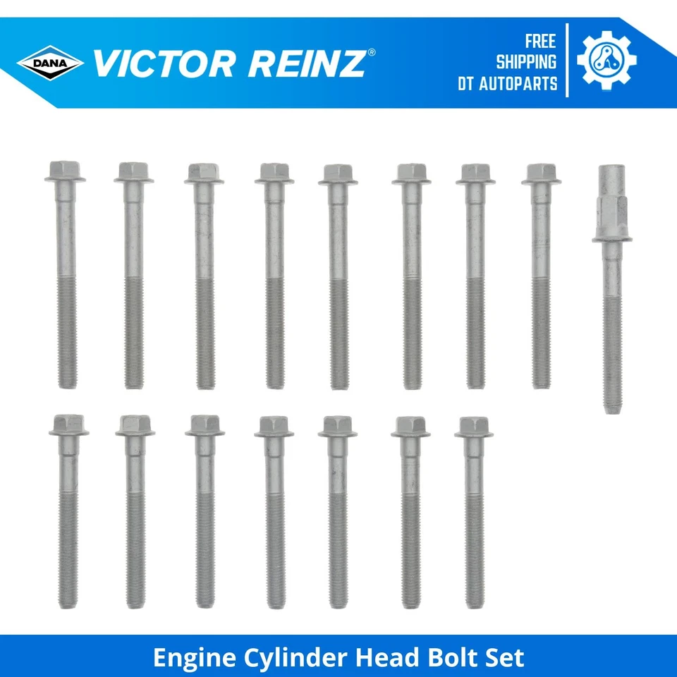 For 1996-2005 Chevrolet Monte Carlo Engine Cylinder Head Bolt Set Victor Reinz - Image 1 of 1